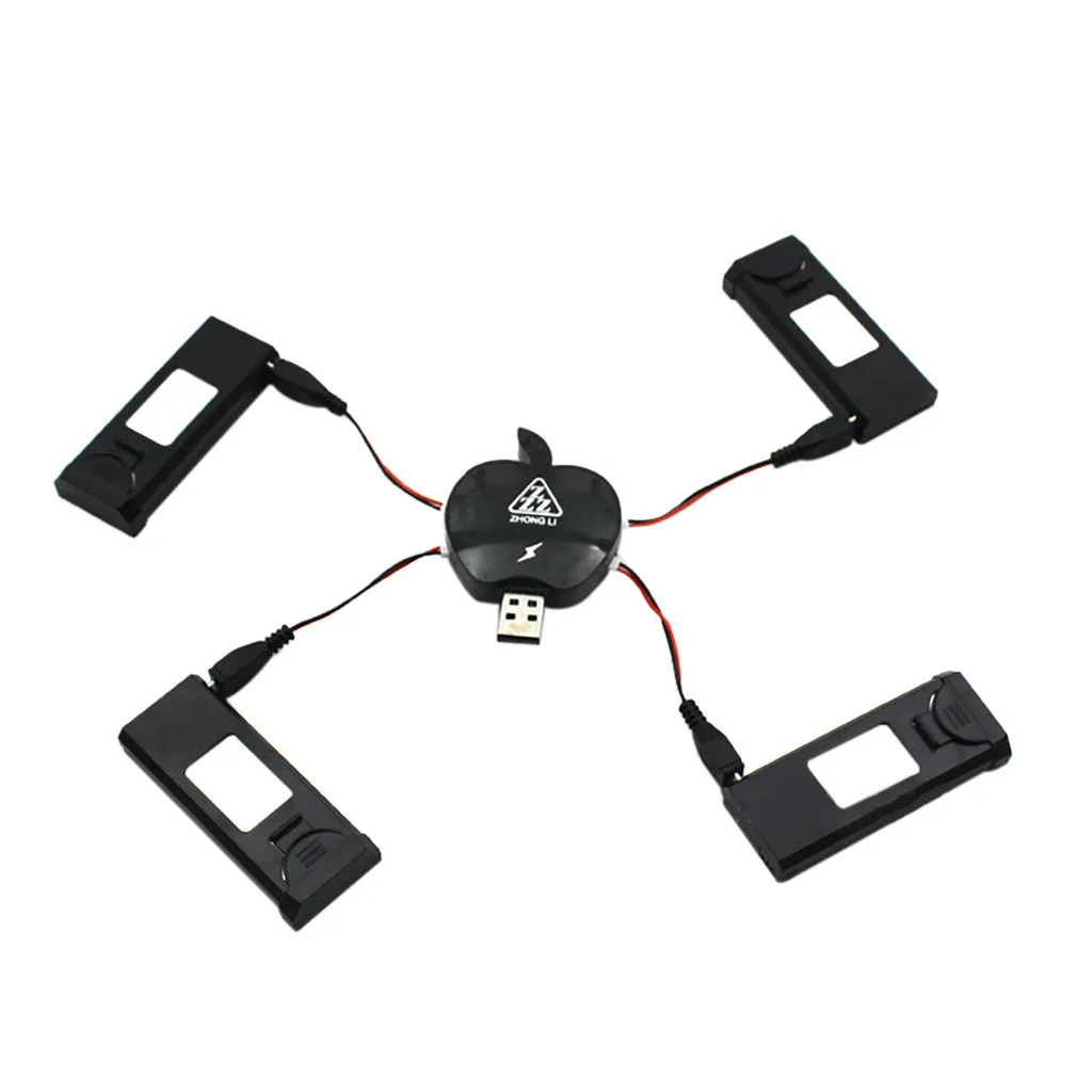 

2019 USB Charger And Four Li-Po Batteries Spare Parts For XS809 Quadcopter practical and convenient Remote control 2019
