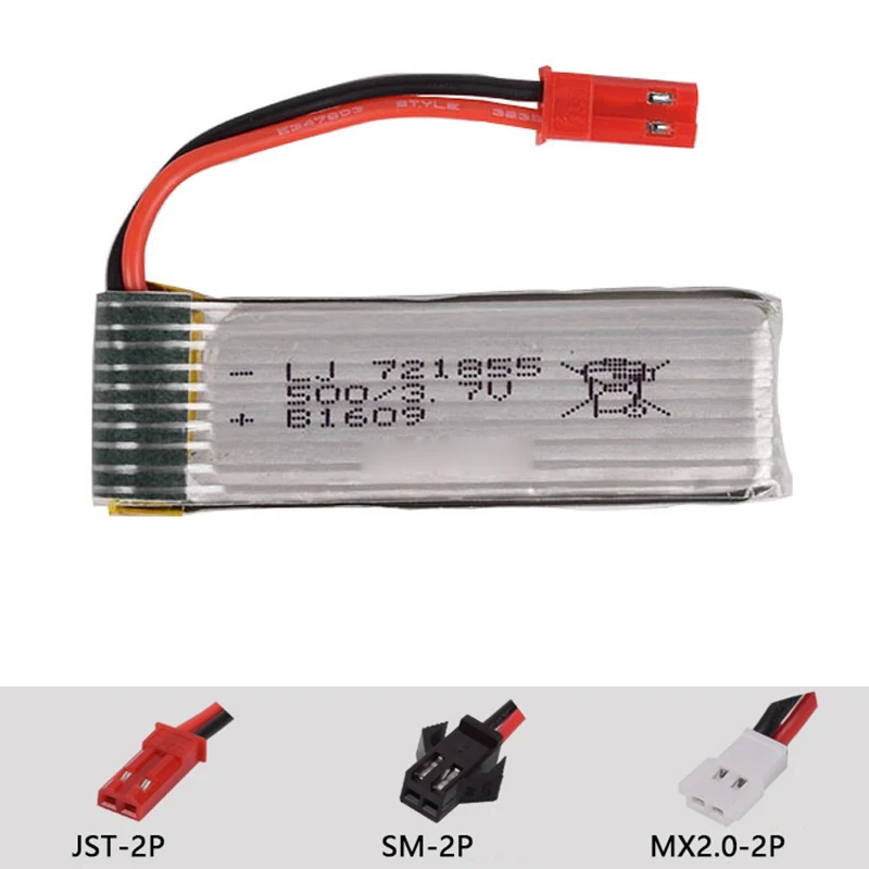 3 7 v 500mah 721855 Lipo батарея V929 V222 V959 U815A U818A U819A L6036 L6039 rc Квадрокоптер высокой мощности