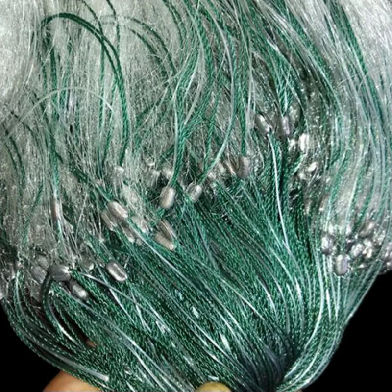 Rede de Emalhar de Float Rede de Pesca Armadilha para Peixes Ferramenta ao ar Vermelho de Pesca cm de Malha de Nylon Camada 1.2 Centímetros-1.5 Net Pegajoso Livre H3m * L100m 3 5 L100M 3 camada 1.2 centímetros-1.5 cm de