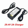 NEW High quality 29.4V 2A 7S electric bike lithium battery charger for 24V 2A lithium battery pack RCA Plug connector charger ► Photo 2/6