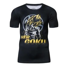 Лето для мужчин 3d принтер Camiseta Dragon Ball Футболка Мода o-образным вырезом мужская одежда хип хоп одежда повседневные спортивные футболки
