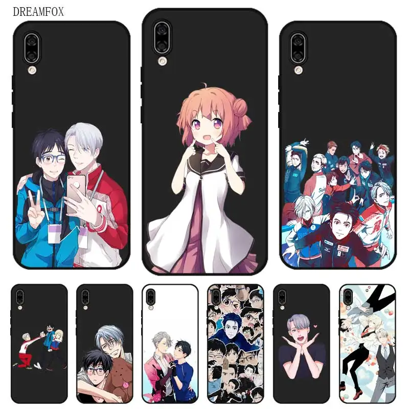 P249 Yuri On Ice Black Silicone Case Cover For Huawei Honor 8C 8X 9 10 20i V10 V20 Note10 Max Lite Magic2 |