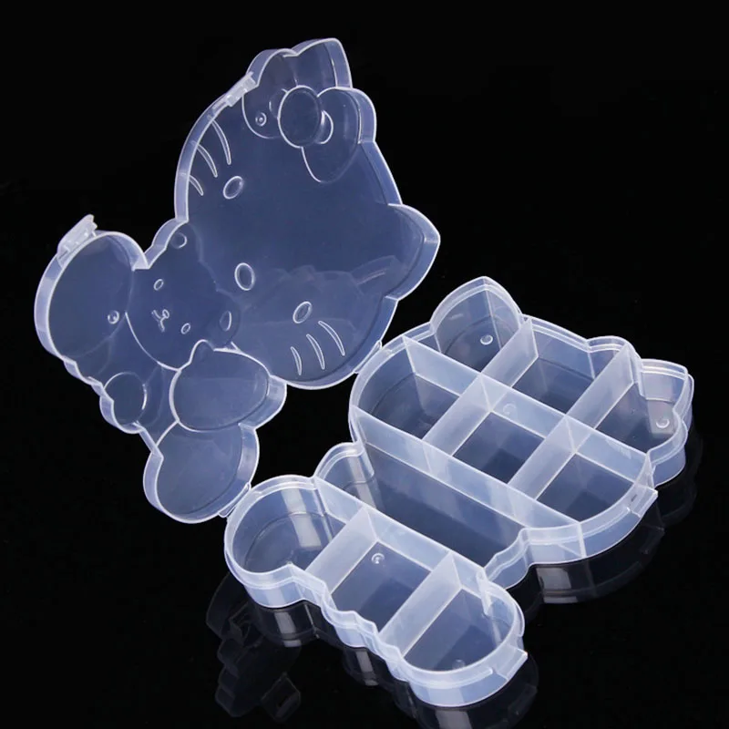 

Plastic Cartoon Jewelry Adjustable Tool Box Case Storage Box Craft Organizer Storage Beads