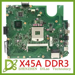 KEFU X45A плата для ASUS X45A материнская плата для ноутбука REV2.0 HM70 DDR3 Тесты работу Оригинал 100%