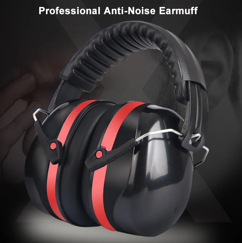 Alta qualidade anti-ruído ajustável cabeça earmuff SNR-35dB