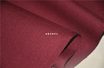 

Free ship 50% wool clothing twiill fabric Wine red dyed sold by yard 59"