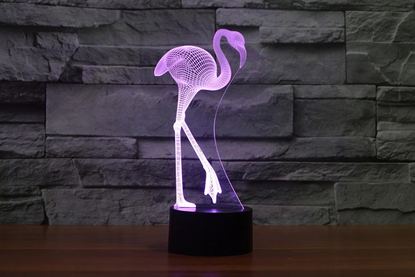 Flamingo 3D night light