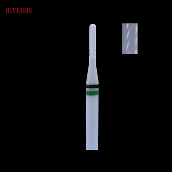 

2Pcs/Lot Cylindrical- Cross Cut - White Zirconia Ceramic Dental Lab Burs - ISO 141 (XXC) 0211.012