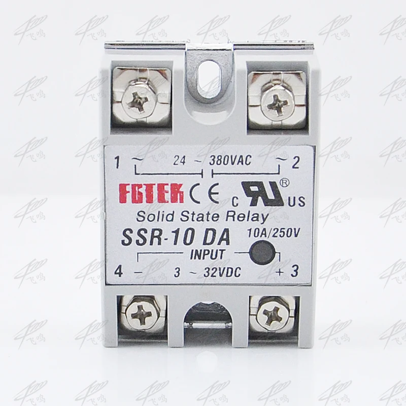 

Solid State Relay SSR-10DA DC TO AC 10a SSR-10AA AC TO AC SSR-10DD DC TO DC SSR-10VA relay solid state Resistance Regulator