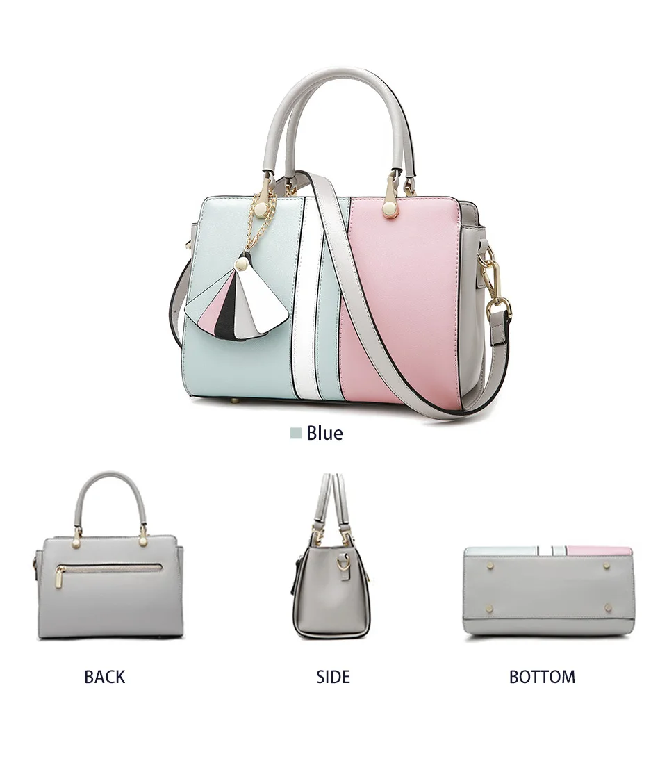 Женская сумка Zency разных цветов, натуральная кожа, модная офисная женская сумка, простая сумка через плечо, белая
