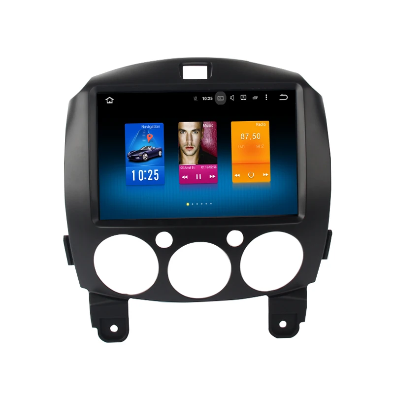 Excellent Dasaita Octa core PX5 Android 8.0 car radio gps for Mazda 2 with 4G RAM 32G ROM wifi 4g usb Auto Stereo Multimed 0