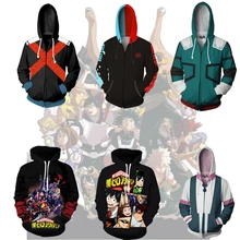 Японское Аниме Boku No My Hero Academy, костюмы для косплея, толстовки с капюшоном, толстовки Bakugou Todoroki Shoto, весенняя куртка, пальто