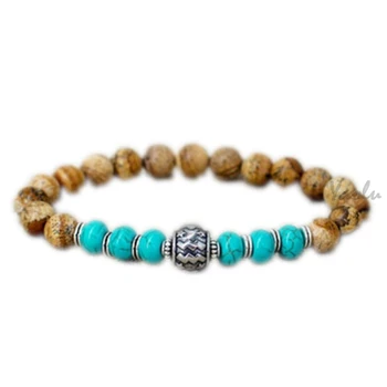 

12pcs/lot Protection bracelet Travel gift for boyfriend gift for girlfriend Aquarius birthstone bracelet Zodiac jewelry