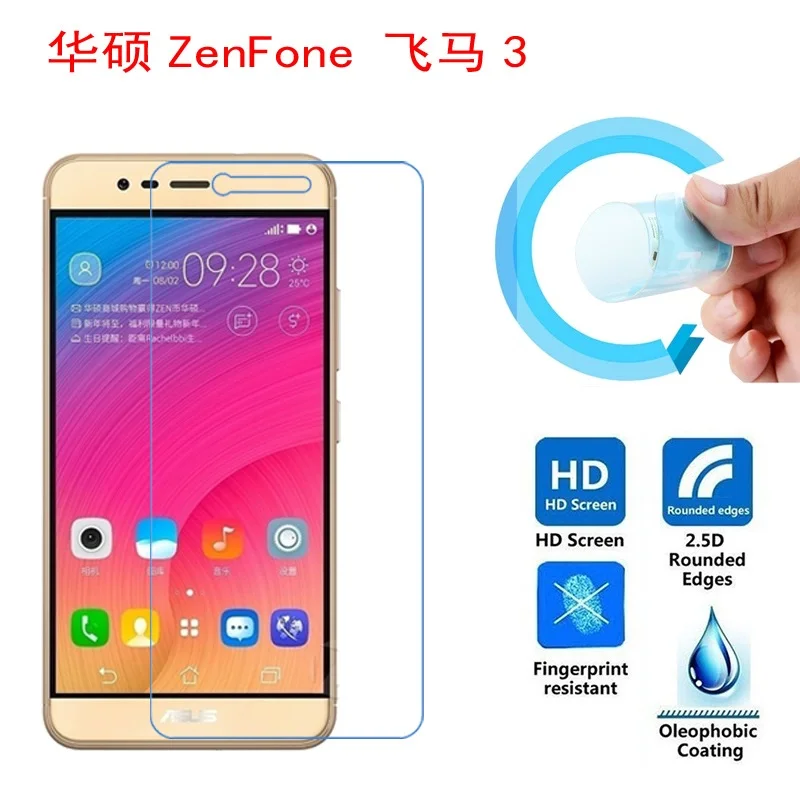 Asus Pegasus 3S Screen Protective Film, Ultra-Thin HD Clear Soft Pet Screen Protector Film for Asus ZenFone Pegasus 4A ZB500TL