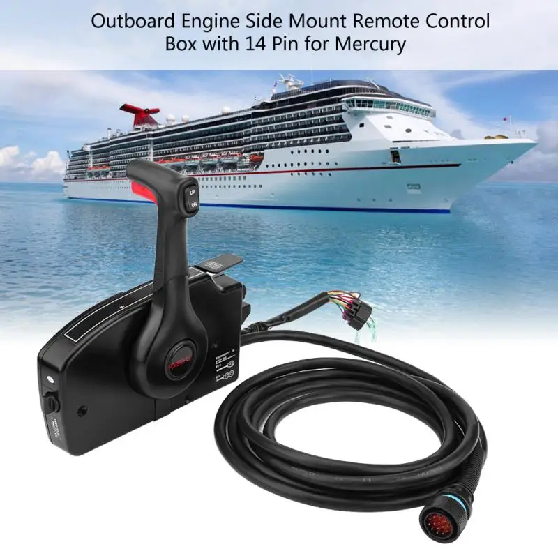 

for Mercury 881170A13 Outboard Engine Side Mount Remote Control Box with 14 Pin