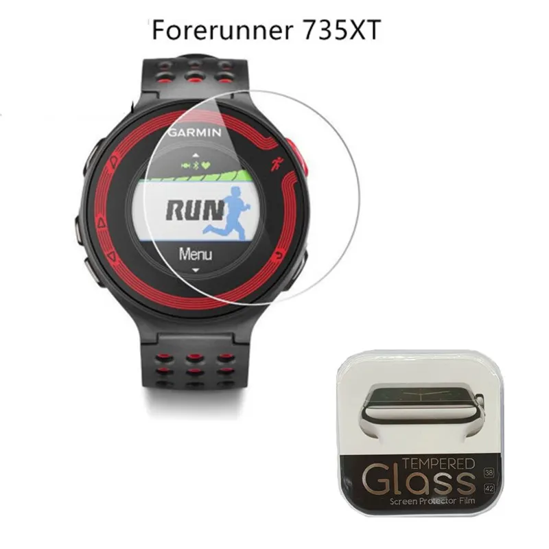 Закаленное стекло для Garmin 735XT 2 шт./лот 9H 2.5D Премиум Защитная пленка экрана Forerunner 735