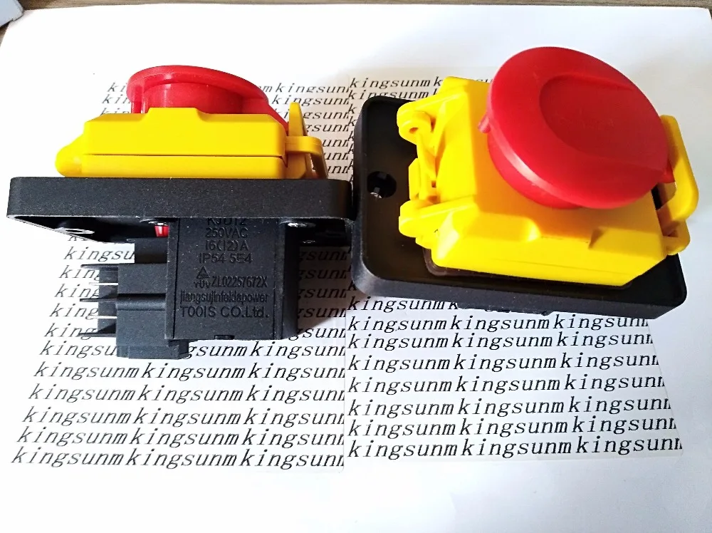 5pcs KJD12 250VAC 16 (12) A single phase latching switch, single phase start switch
