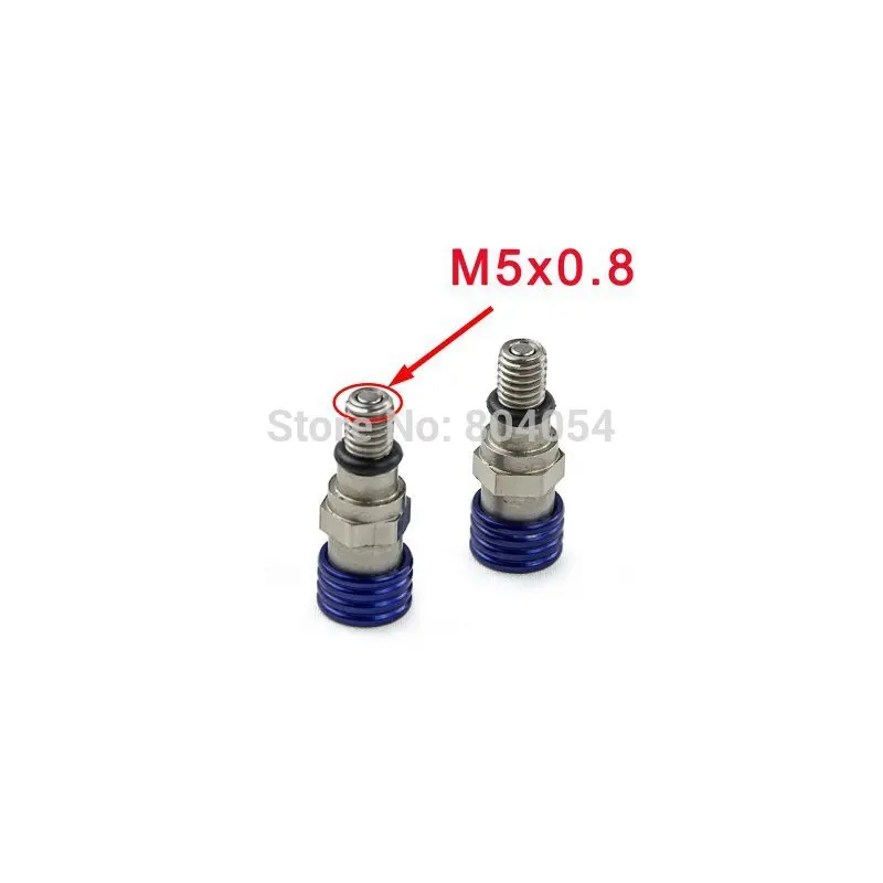 M5x0.8 вилка воздуха воздуховыпускные клапаны для YAMAHA YZ YZF WR WRF TTR 85 125 230 250 450 синий