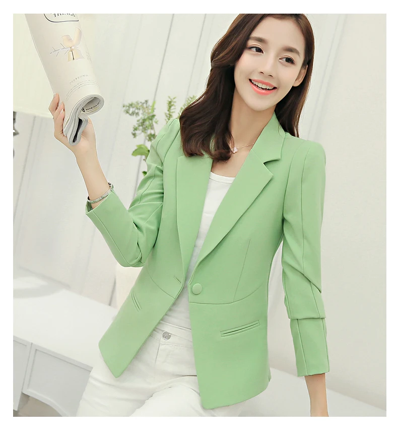 feminino jaqueta feminina blazer femme rosa azul branco preto blazer outono