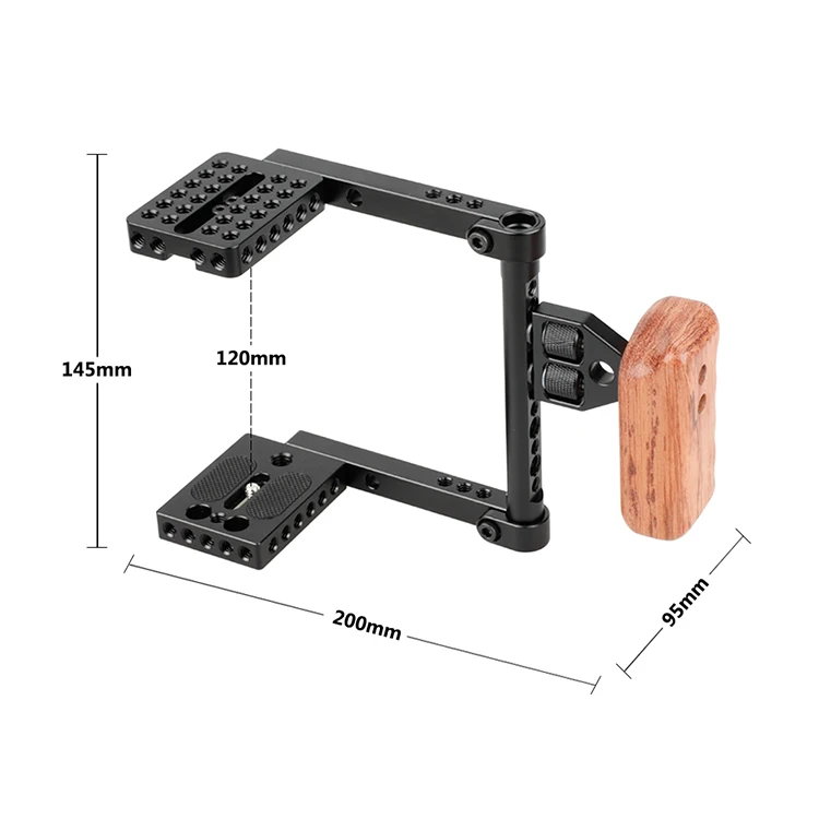 Стабилизатор для камеры CAMVATE DSLR с деревянной ручкой(справа) C1657