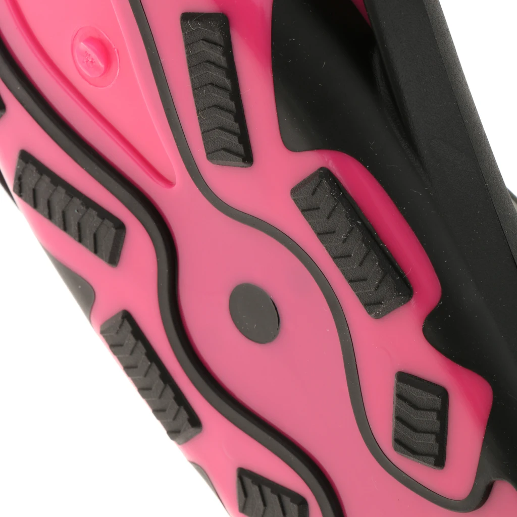 Perfeclan Kid Adult Full Foot Short Fins Scuba Diving Swim Training Flippers Rosy XS Snorkeling Fins 