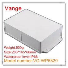 2 шт./лот IP68 водонепроницаемый формы оболочки коммутационная коробка 283*165*66 мм ABS пластиковые корпусы для устройств шасси для электронных устройств