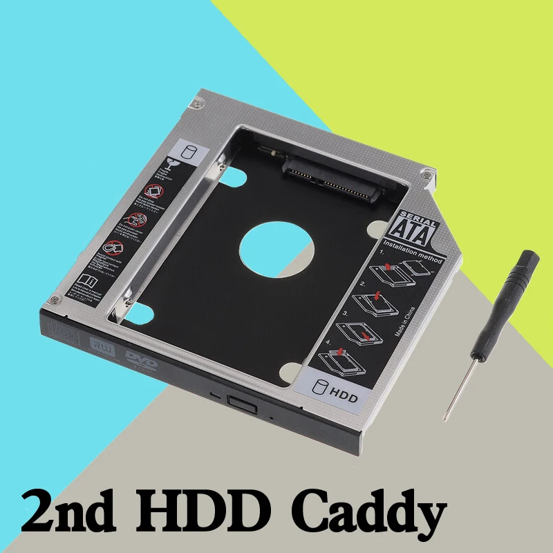 Universal Sata to Sata 2nd HDD SSD HARD DISK DRIVE caddy