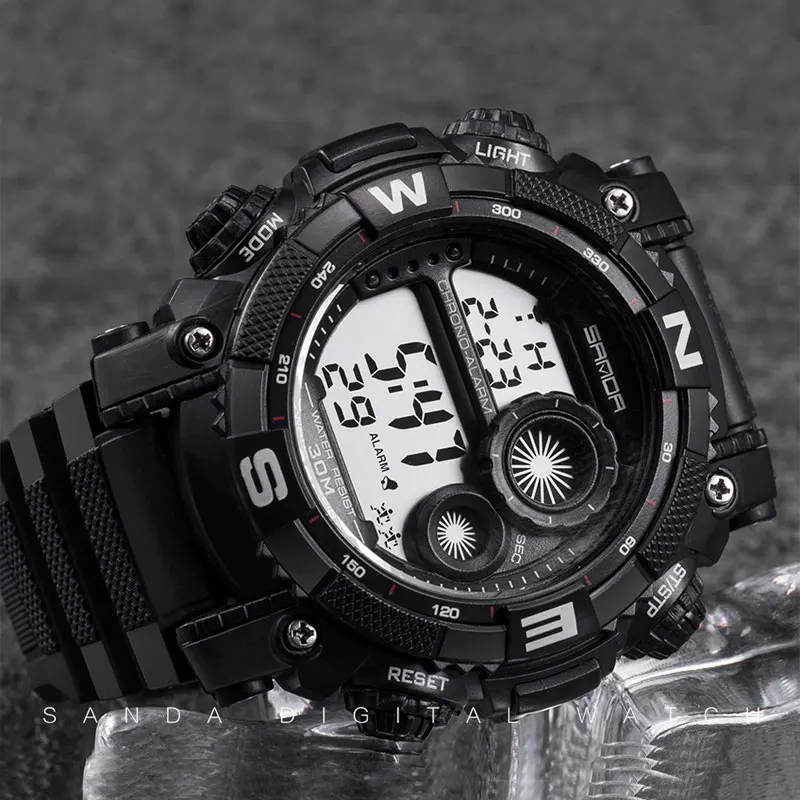 

SANDA New Fashion Military Sport Watch Men Top Brand Luxury Electronic LED Digital Watches For Men Male Clock Relogio Masculino