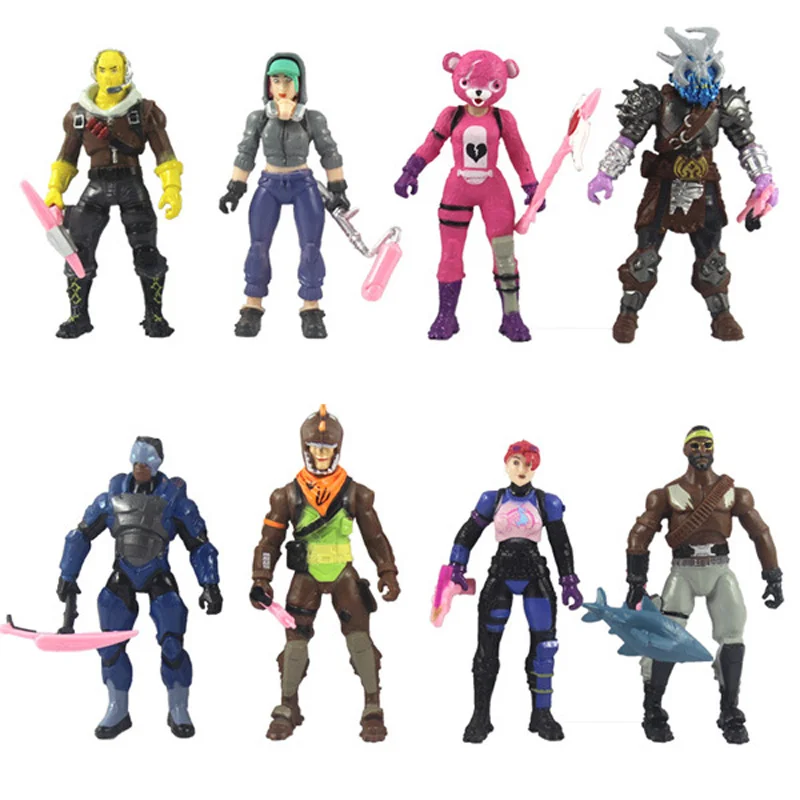 

Fortnited" Battle Royale Figuras Model Juguetes PVC Game Fortnit. Minecraft nendoroid Fortnight Doll Action & Toy Figures