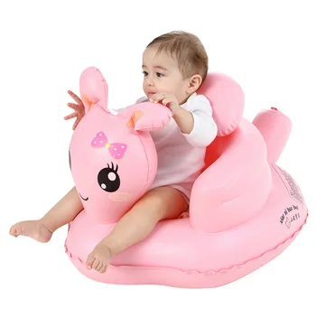 

Multifunctional Inflatable Baby Sofa Inflatable Seat Kids Dinner Chair Portable Bath Stool For Babies Learning Sit Chair