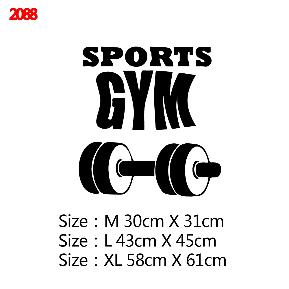 Художественный декор для тренажерного зала фитнес Спорт стены виниловые наклейки спортивный дом искусство украшения дома - Цвет: Style9