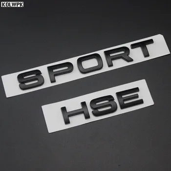 

10 set New For Range Rover Sport HSE 3M Letters Black Trunk Tailgate Emblem Sticker Badge Logo Nameplate Car Stickers