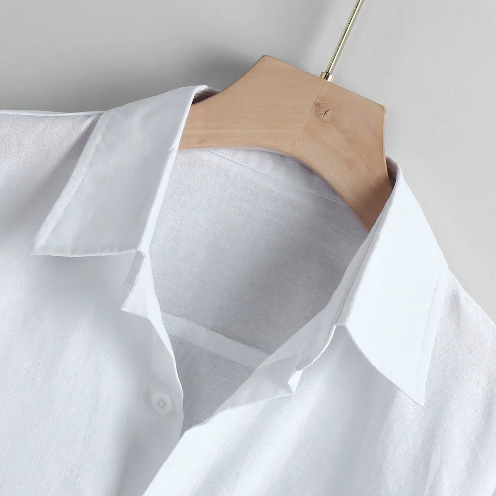 Men's Casual Long Sleeve Shirt Slim Shirt Large Size Men's Shirt Fashion Solid Color Lapel Business Or Casual Shirt Tops Blouse