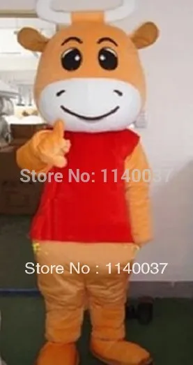 

mascot Easter Cattle baby Mascot Costume Easter Animals Cartoon Mascotte Outfit Suit Fancy Dress EMS FREE SHIPPING