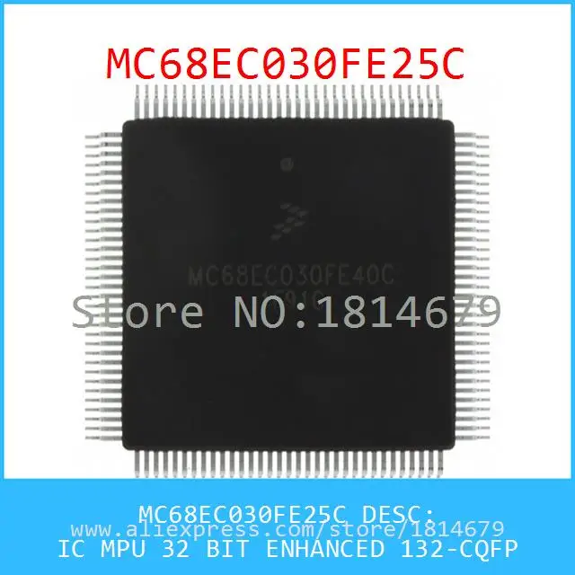Microprocessore Vintage MC68EC030RP40B 68EC030 – 40MHz PGA – Nuovo