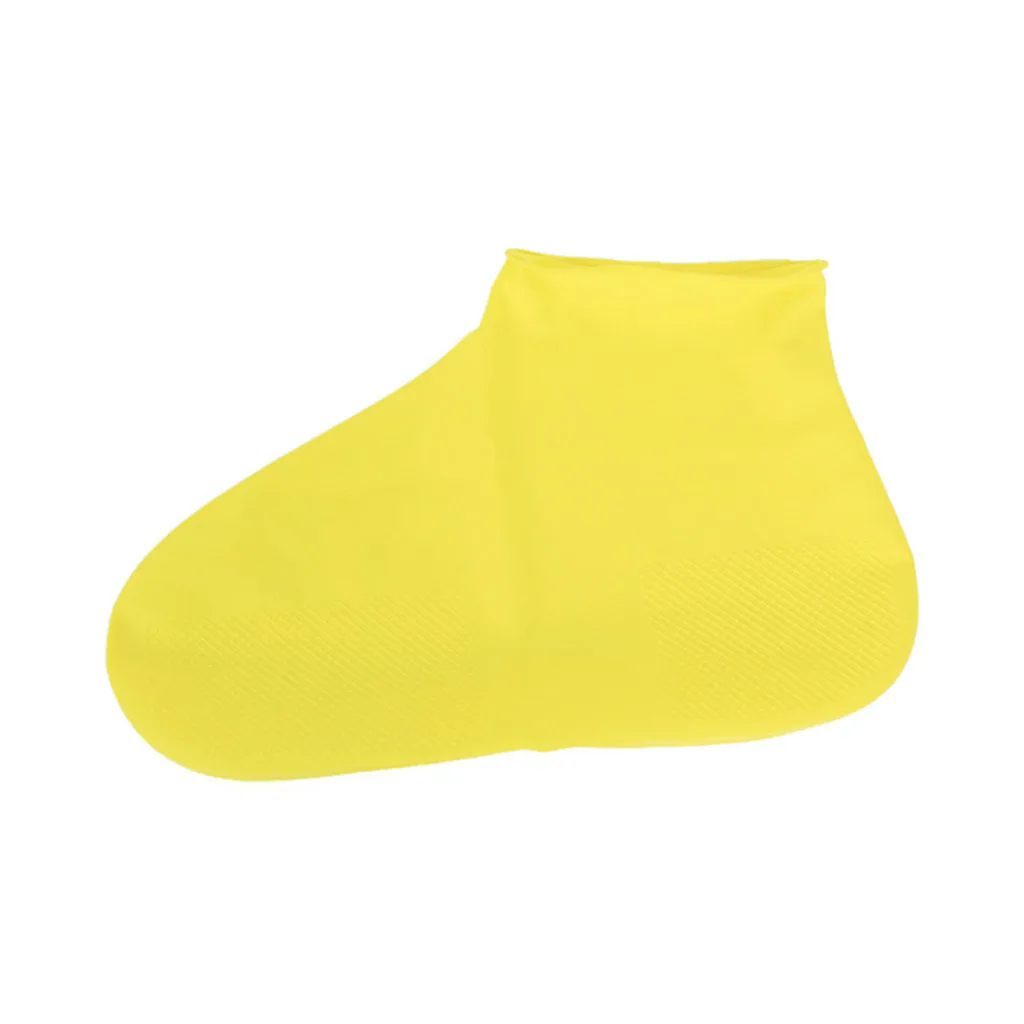 

4 Colors PVC 2Pair of Shoe Cover Unisex Winter Waterproof Reusable Shoes Cover Anti-slip Rain Boots Shoe Cover Overshoes Sneaker