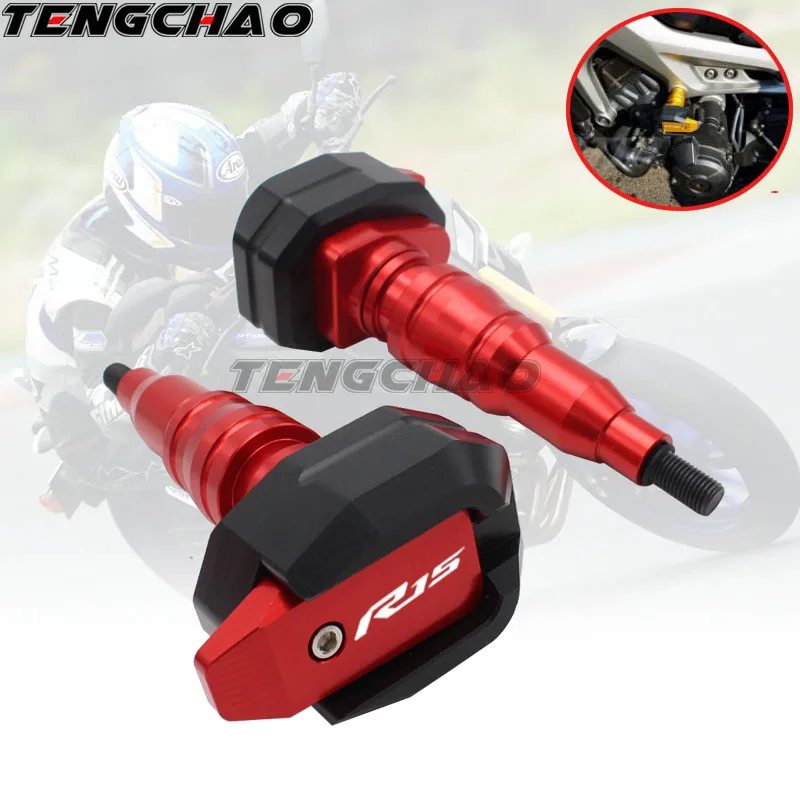 

Motorcycle Protection Frame Slider Fairing Guard Anti Crash Pad Protector For YAMAHA R15 V3 2017-2018