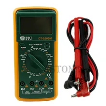 C18 2015 newest HOT DT9205M Digital Multimeter Voltmeter Ohmmeter Ammeter Capacitance Tester