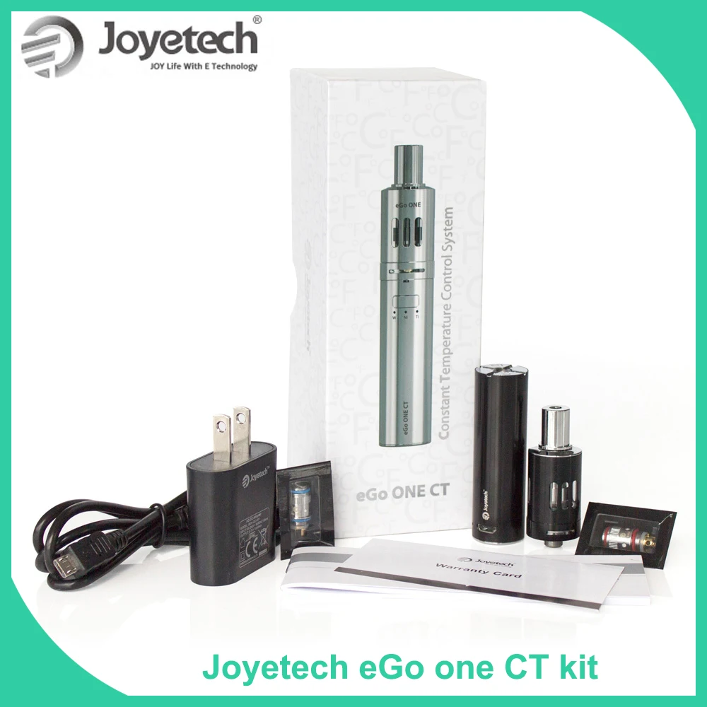 Big Sale Original Joyetech eGo ONE CT (XL) Kit 1100/2200mah 0.2/0.4ohm CL Coil Vs eGo Aio Electronic cigarette Vape Pen Gift Men