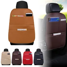 Чехол на заднее сиденье автомобиля коврик протектор Анти-кик коврик водонепроницаемый карманы для хранения аксессуары DXY88