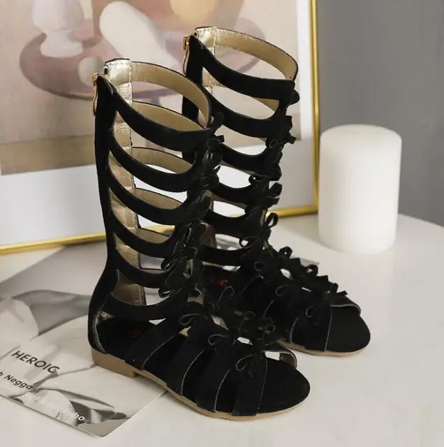 New Summer Girls Gladiator Sandals for Children High top