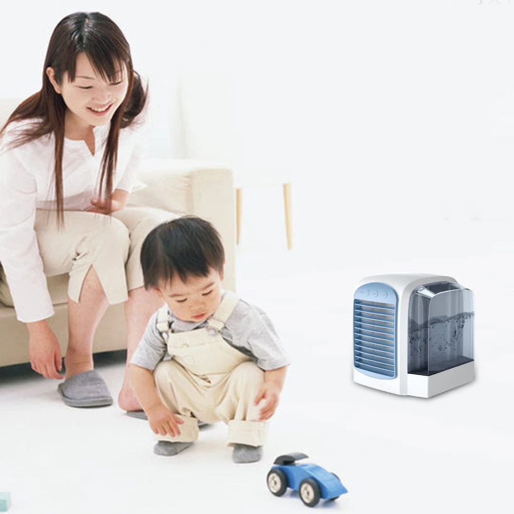 

Air Cooler Fan Portable Digital Air Conditioner Humidifier Purifies Air Cooling Fan for Home Office
