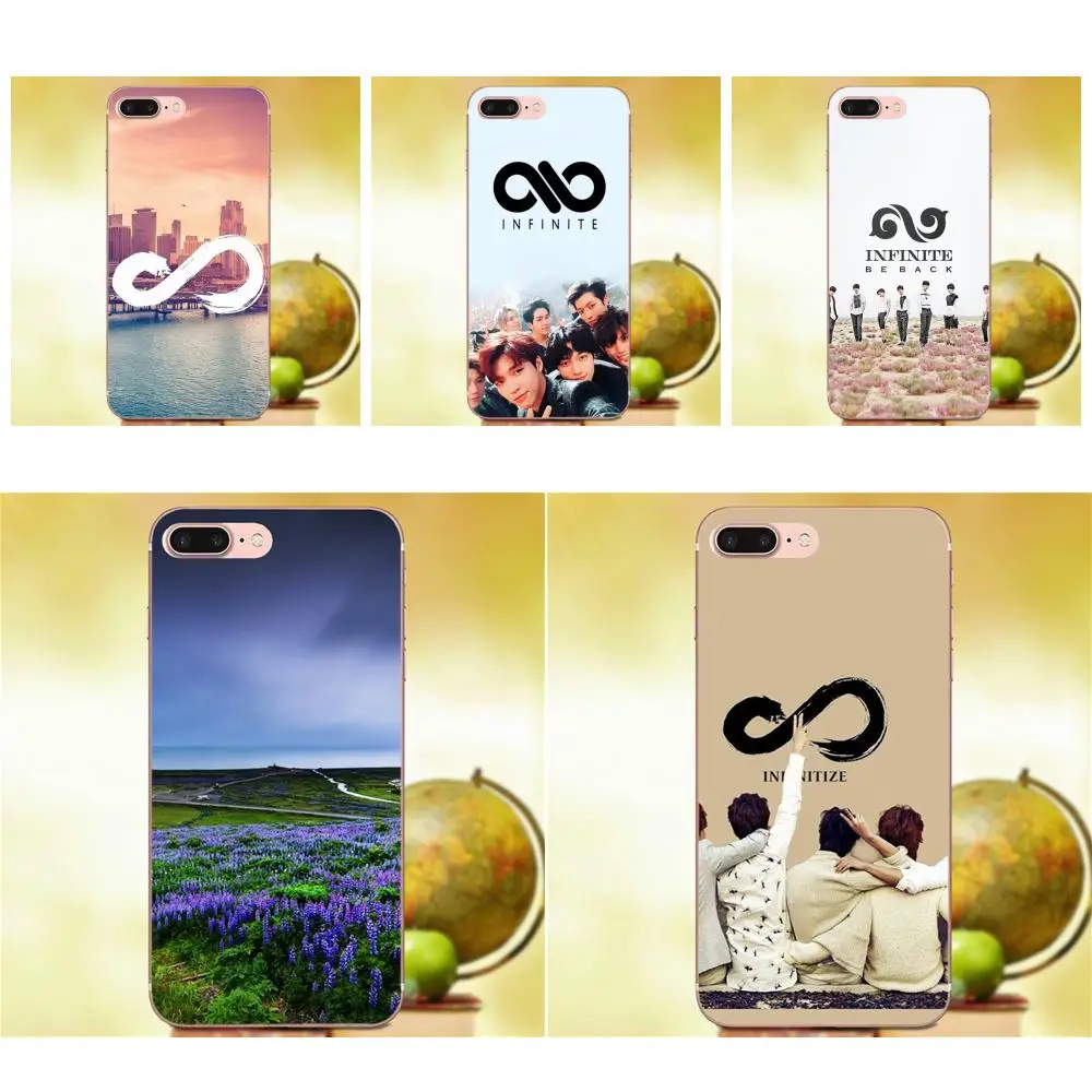 Корея бесконечный Kpop мальчиков мягкий топ продаж для HTC 530 626 628 630 816 820 One A9 M7 M8 M9 M10 E9