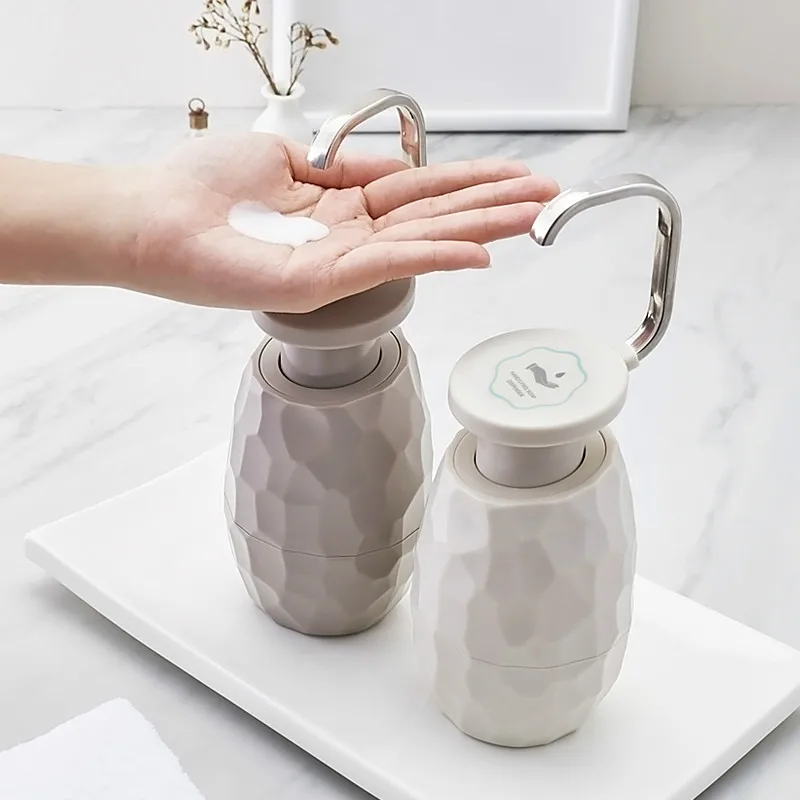

Creative single-handed soap dispenser Bathroom accessories ABS+stainless steel Liquid Soap Dispensers storage Bottles mx4101745