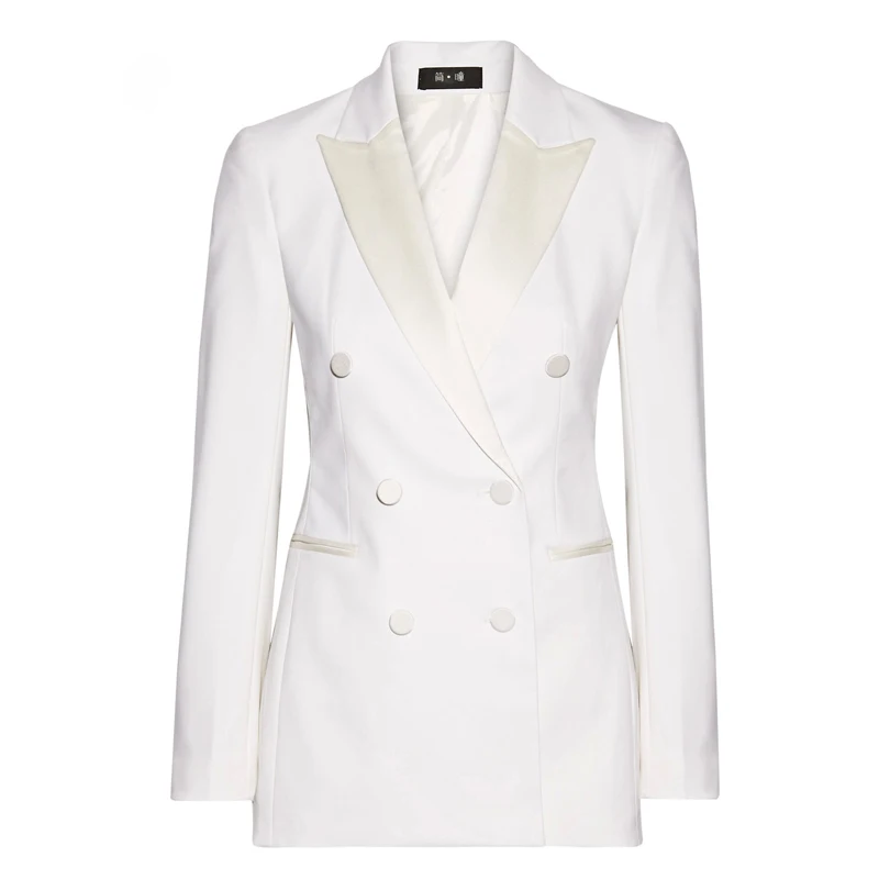 Women Pant Suits silk lady suit office Formal Work Wear Customizewhite Women Ladies Business Office Tuxedos New Fashion Suits