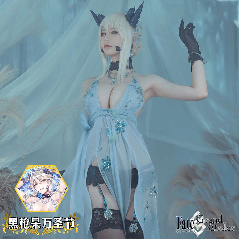 Аниме! Fate/Grand Order FGO Altria Pendragon роскошное платье со шлейфом сексуальная форма
