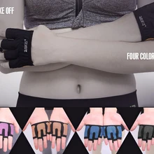 Защитные перчатки для мужчин и женщин для бодибилдинга фитнес с половиной пальца перчатки противоскользящие для тяжелой атлетики спортивные тренировочные перчатки без пальцев