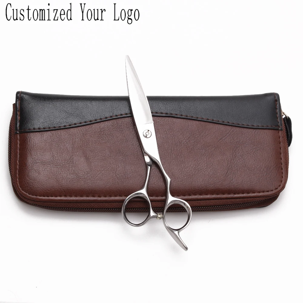 6&quot 17cm JP 440C Shiny Engraving Logo Micro Sawtooth Cutting Shears Normal Scissors Barber Makas Professional Hair | Красота и