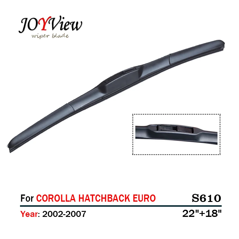 Щетка стеклоочистителя S610 22 + 18 дюймов подходит для хэтчбека Toyota COROLLA EURO(2002-2007) 2 шт.