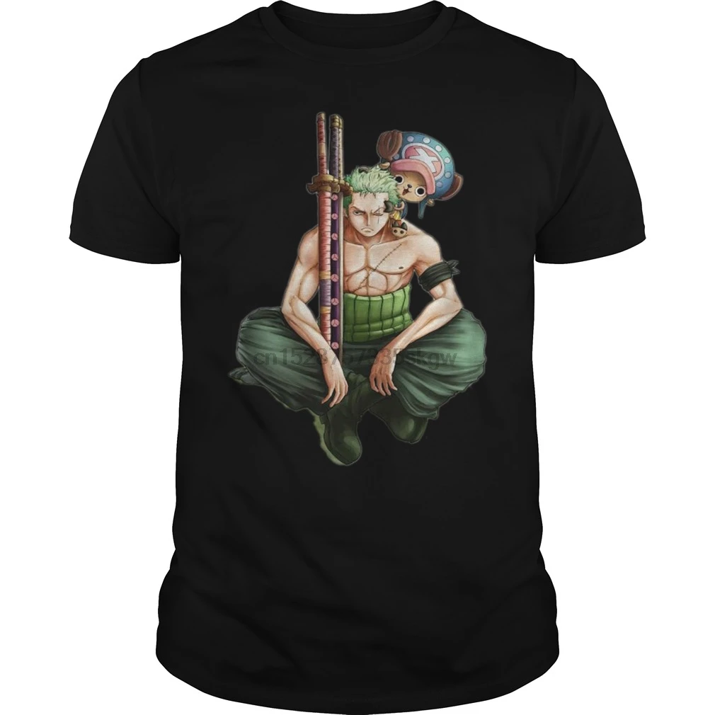 

Men tshirt Short sleeve Women T-Shirt Roronoa Zoro T-Shirt cool